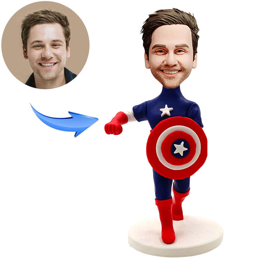 Captain America Custom Bobblehead Figures